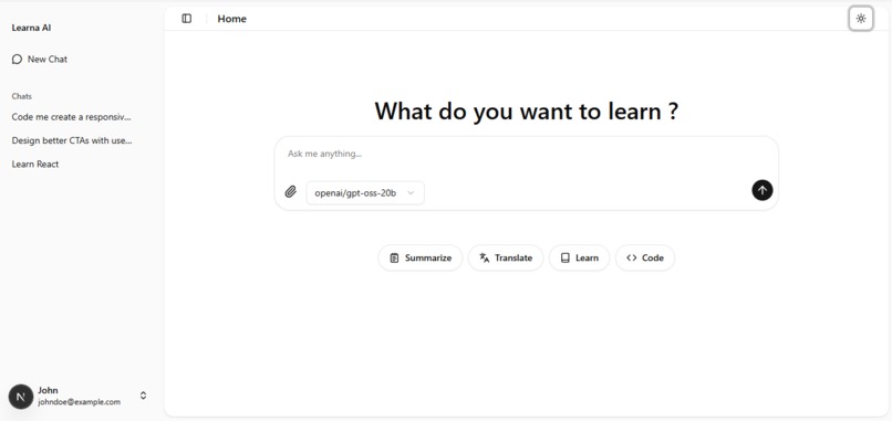 LEARNA – screenshot 1