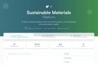 Sustainable Materials Platform