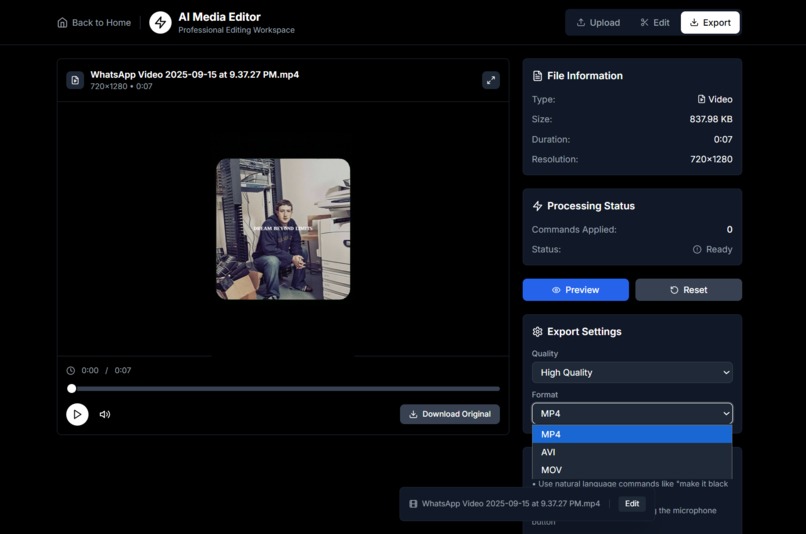 Edit AI – screenshot 3