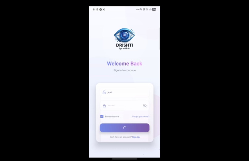 DRISHTI - EYE WITH AI – screenshot 1