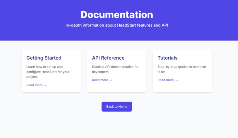 HeadStart – screenshot 4