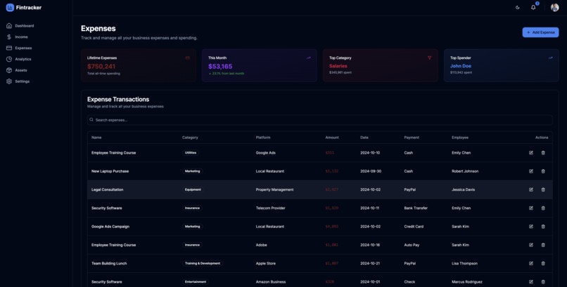 Fintracker – screenshot 6