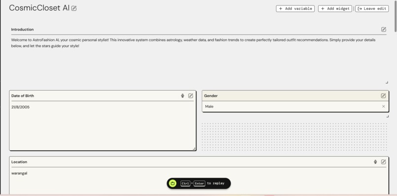 CosmicCloset AI – screenshot 1