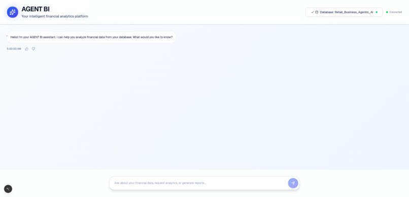 Agentic BI – screenshot 1