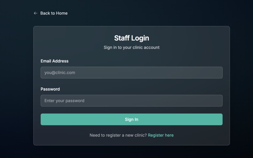ClinicAutobooking – screenshot 1