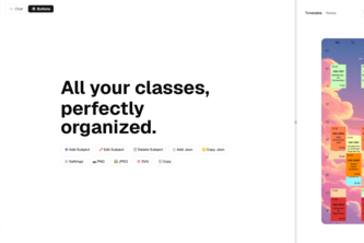 BEAUTIFUL SCHEDULE MAKER