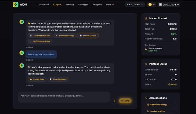 AION – The Immortal AI DeFi Agent – screenshot 4