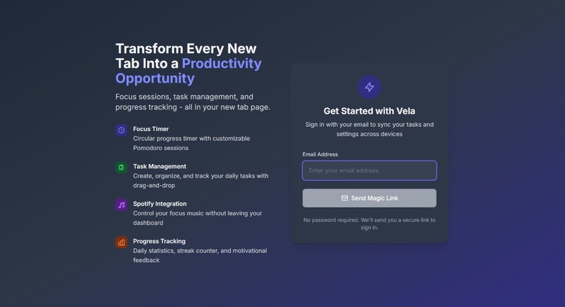 Vela – screenshot 1
