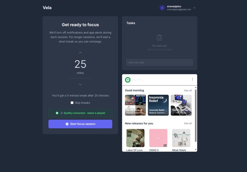 Vela – screenshot 3
