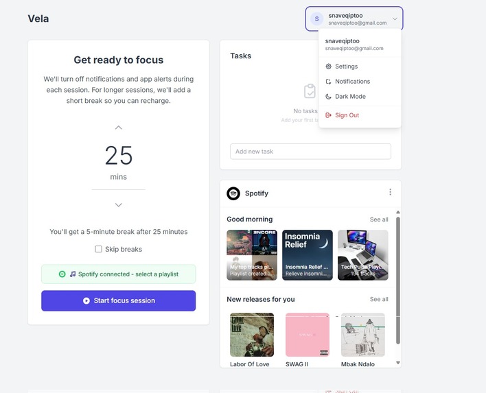 Vela – screenshot 5