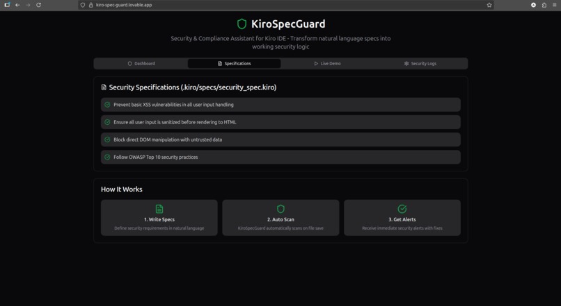KiroSpecGuard – screenshot 2