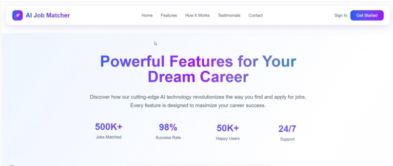 AI Job Matcher – screenshot 1