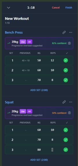 LiftFire - GymTracker – screenshot 4