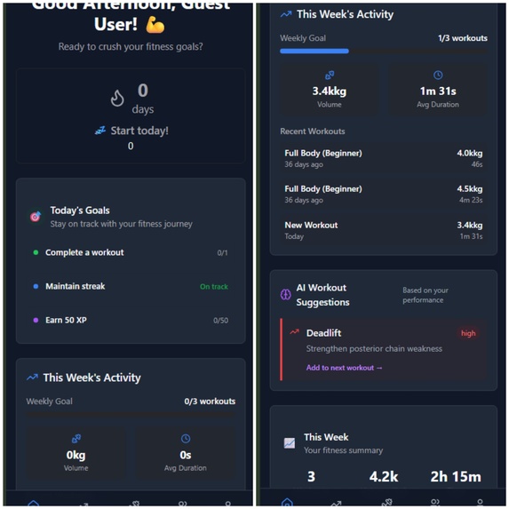 LiftFire - GymTracker – screenshot 2