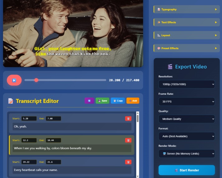 Karaoke Video Creator Suite – screenshot 2