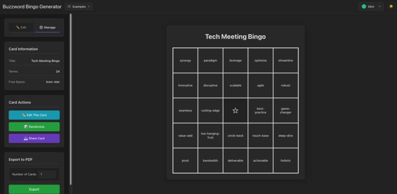 Buzzword Bingo w/ Kiro – screenshot 2