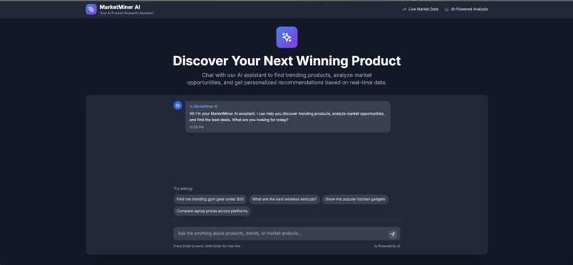 MarketMiner – screenshot 1