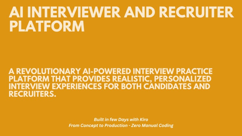 AI Interviewer & Recruitment Platform – screenshot 1