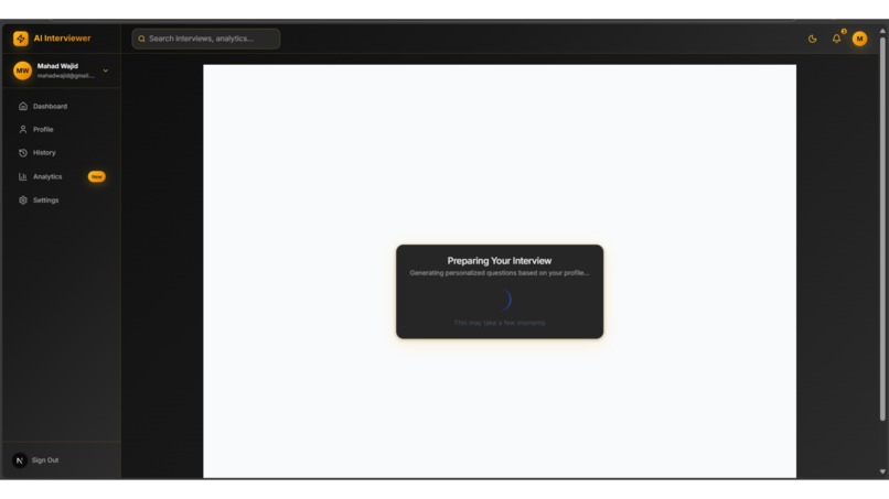 AI Interviewer & Recruitment Platform – screenshot 2