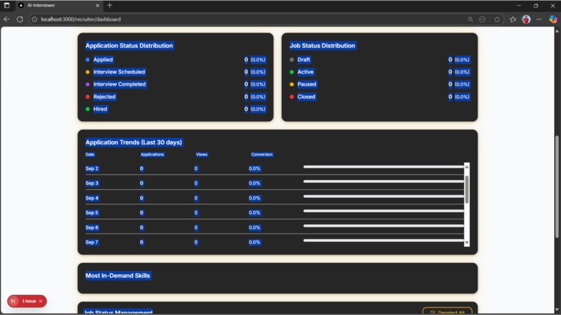 AI Interviewer & Recruitment Platform – screenshot 4