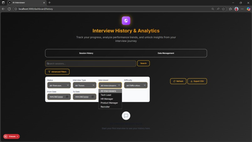 AI Interviewer & Recruitment Platform – screenshot 6
