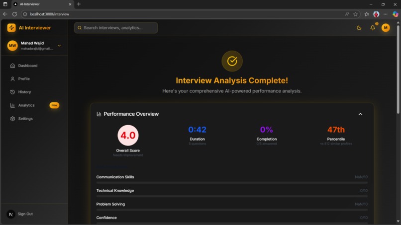 AI Interviewer & Recruitment Platform – screenshot 9