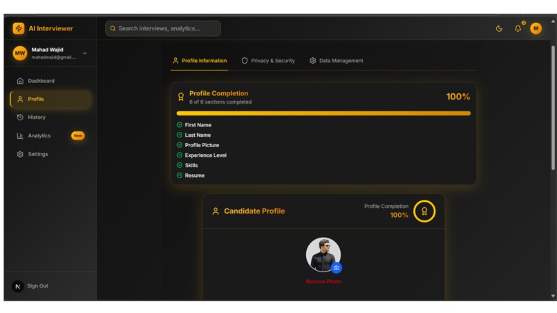AI Interviewer & Recruitment Platform – screenshot 11