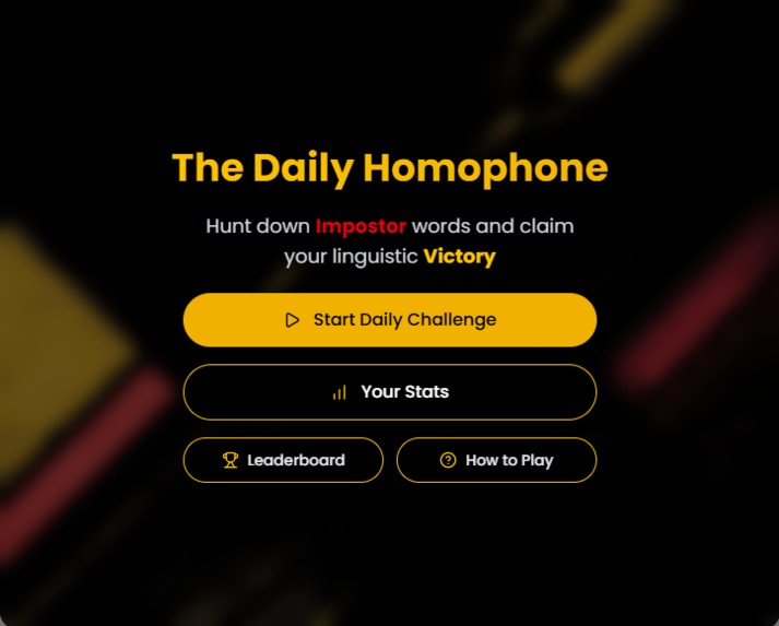 The Daily Homophone – screenshot 1