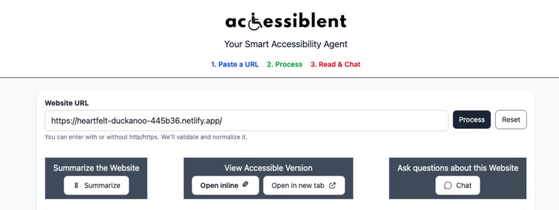 Accessiblent – screenshot 2