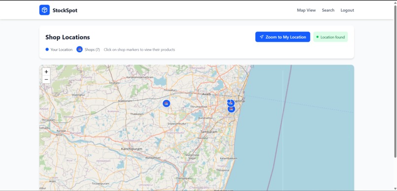 StockSpot – Smart Local Inventory & Discovery Platform – screenshot 2