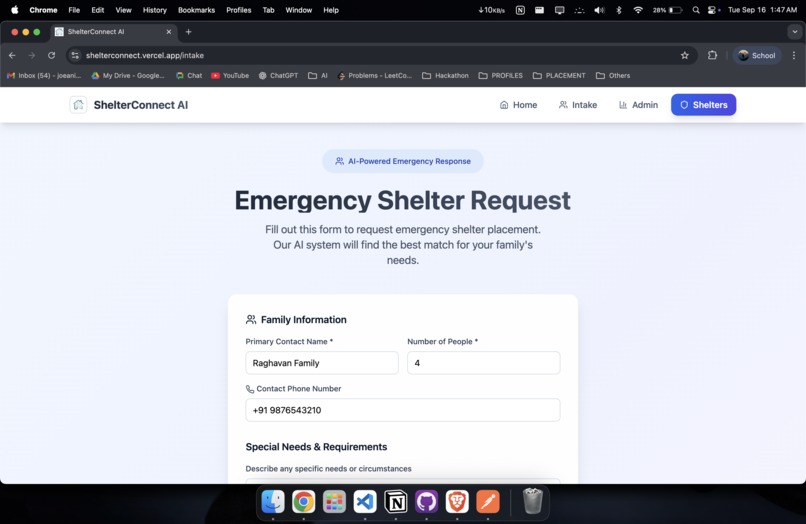 ShelterConnect AI – screenshot 3