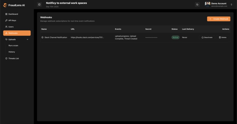 FraudLens AI – screenshot 3