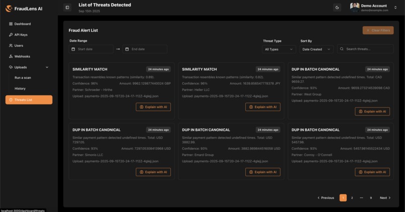 FraudLens AI – screenshot 7