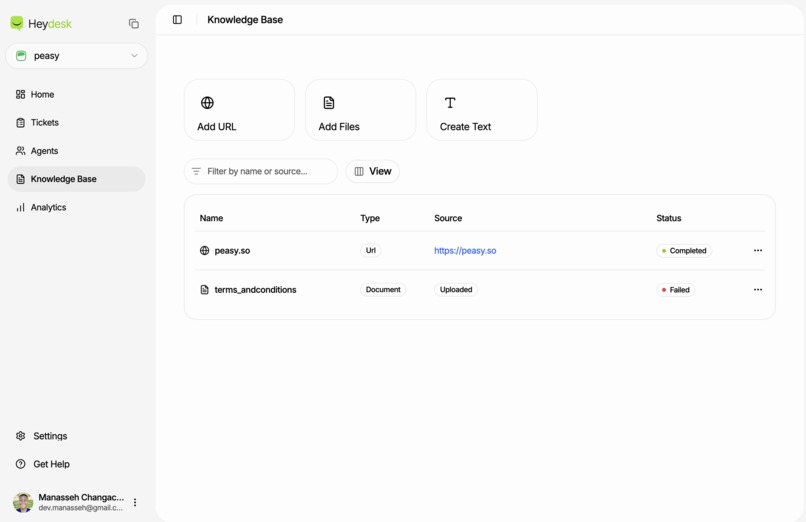 Heydesk – screenshot 1