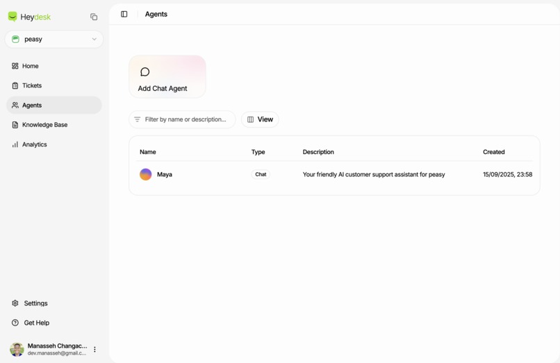 Heydesk – screenshot 2