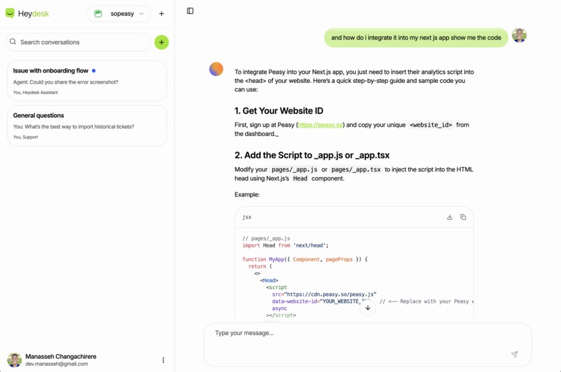 Heydesk – screenshot 5