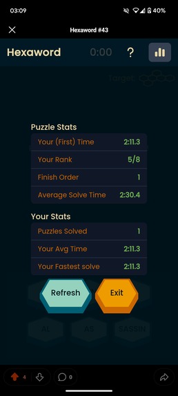 Hexaword – screenshot 4