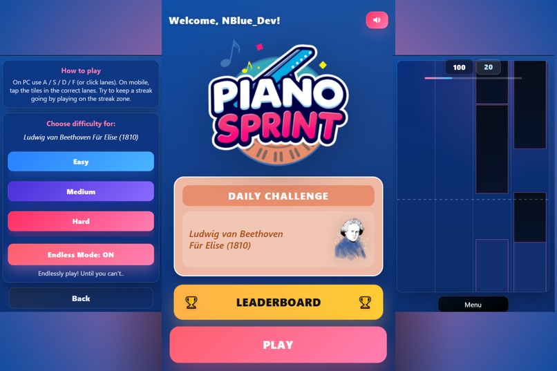 Piano Sprint – screenshot 2