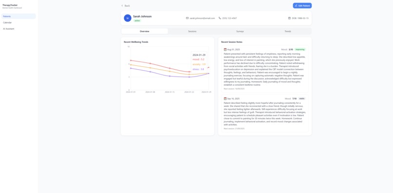 Therapy Tracker – screenshot 2