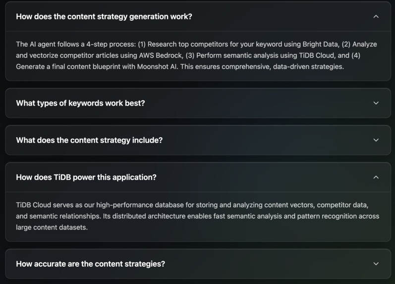 AI Content Strategy Generator – screenshot 2