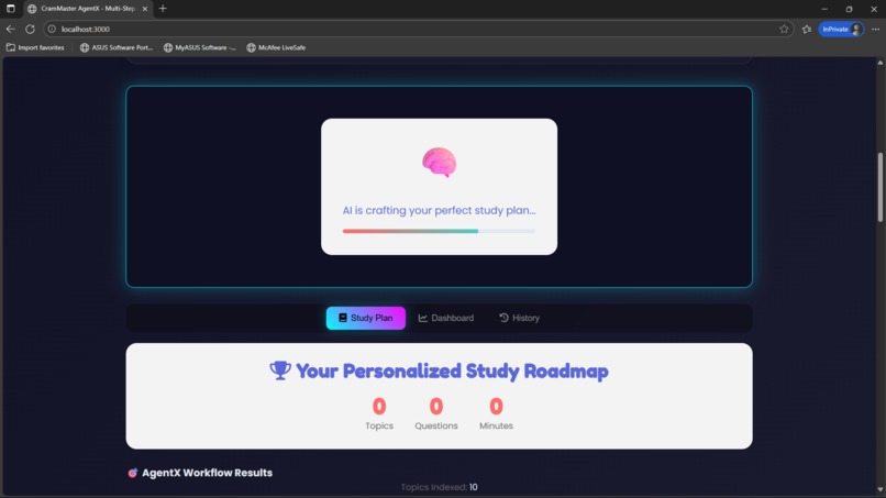 CramMaster AgentX – screenshot 2