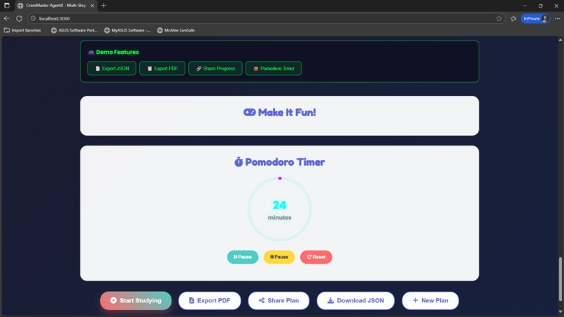 CramMaster AgentX – screenshot 3