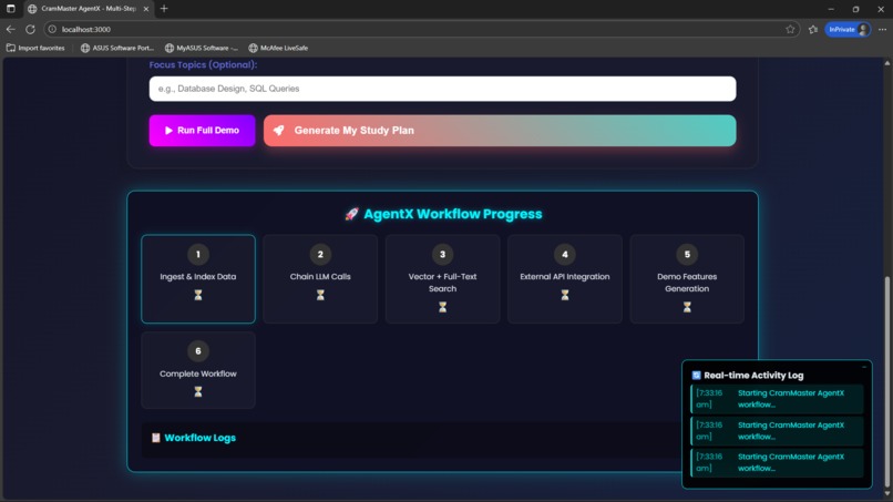 CramMaster AgentX – screenshot 6
