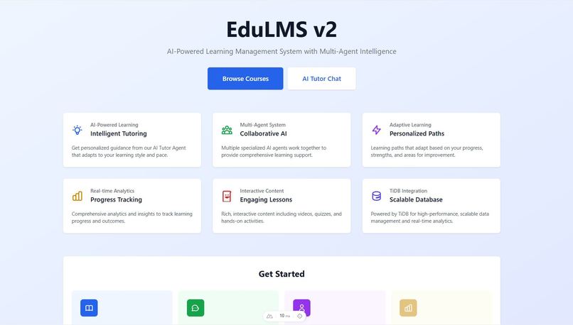 EduLMS – screenshot 1