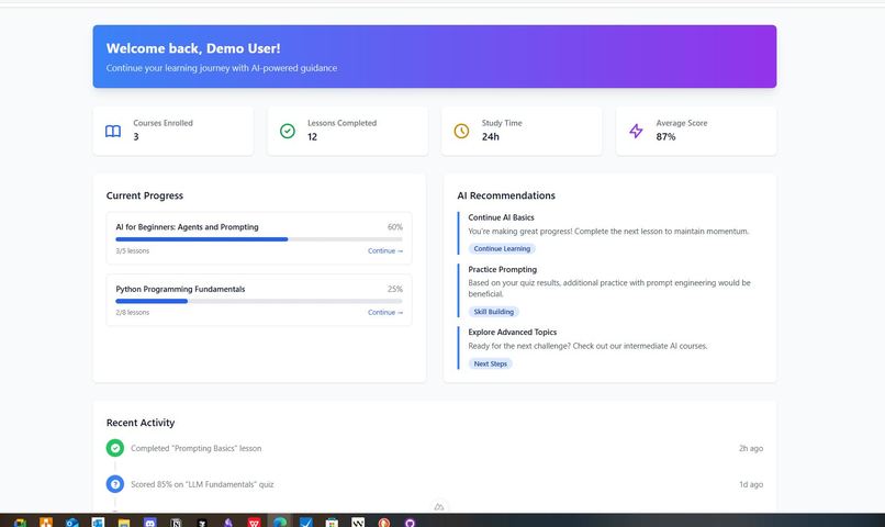 EduLMS – screenshot 2