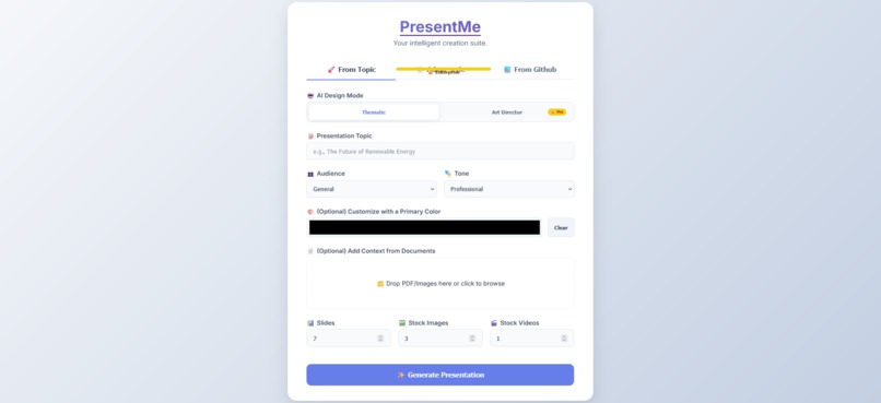 PresentMe – screenshot 3