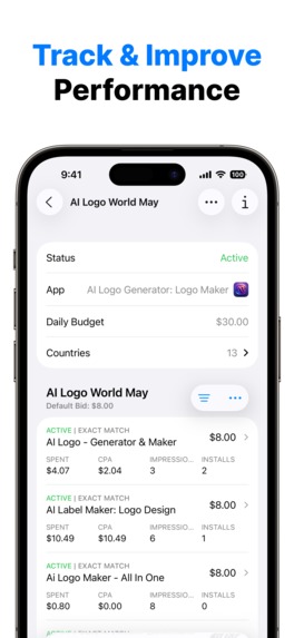 Campaign Manager for App Ads – screenshot 2