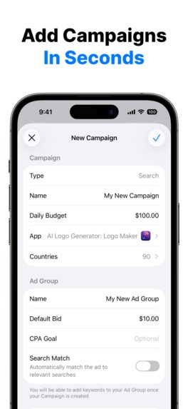 Campaign Manager for App Ads – screenshot 3