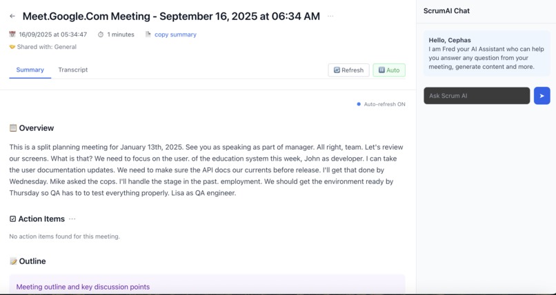 Scrumy – screenshot 2