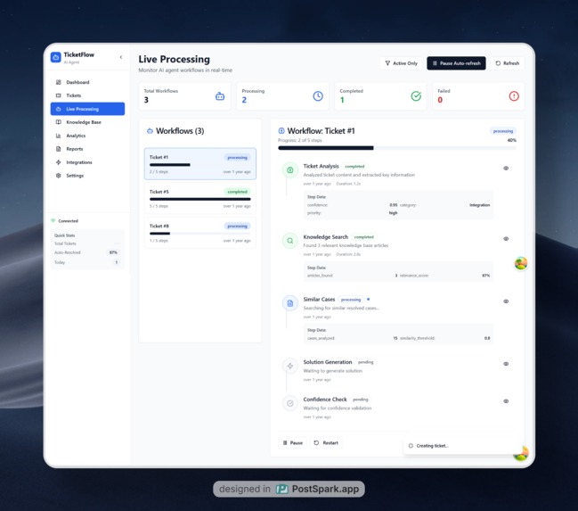 TicketFlow AI – screenshot 3
